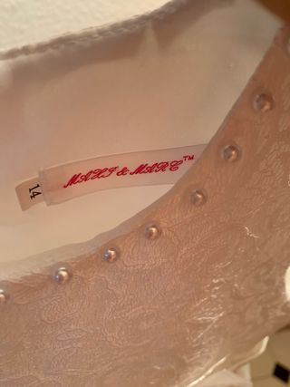 Vestido de comunión/fiesta blanco para niña