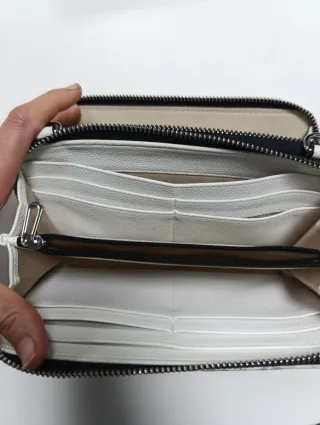 Cartera Tous Beige y Blanca