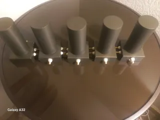 5 Apliques Luz Metálicos para Armarios