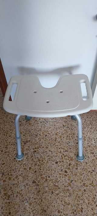 Taburete Ducha Ortopédico - Altura Regulable (U)