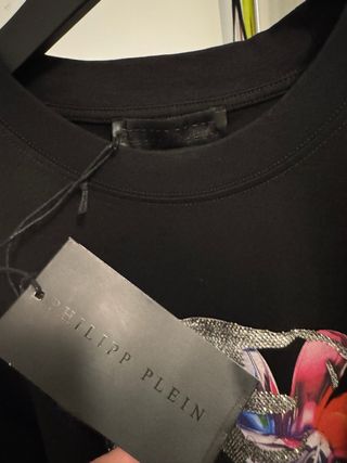 Camiseta Philipp Plein Negra Hombre