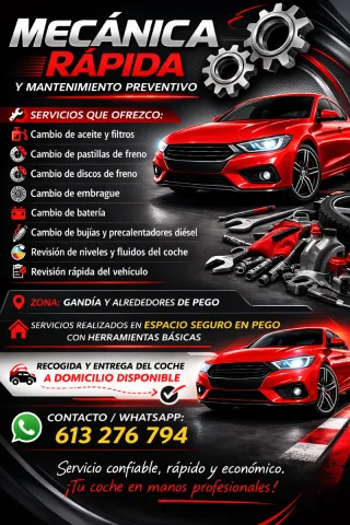 Servicio Mecánico Rápido Gandía/Pego