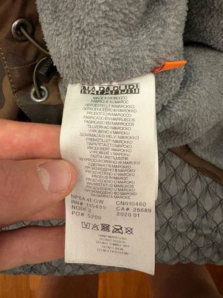 Giacca Napapijri camouflage