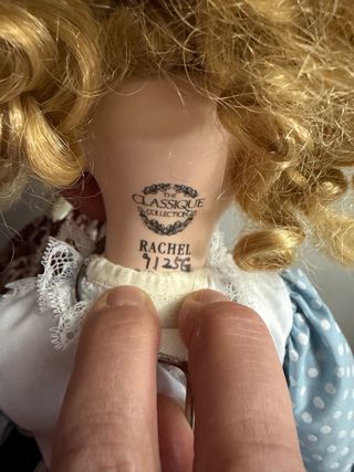 Confezione di 3 bambole in porcellana vintage