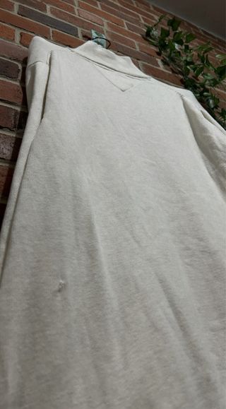 Jersey Tommy Hilfiger Crema 1/4 Zip Logo