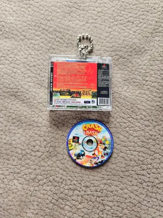 Crash Bash bandicoot PS1 Mini CD nfc Portachiavi