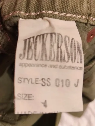 Jeans bambino Jeckerson verde militare