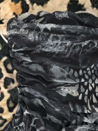 Vestido sin mangas estampado