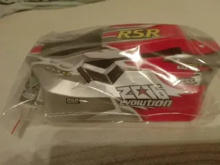 Carcasa y alerón coche RC 144001