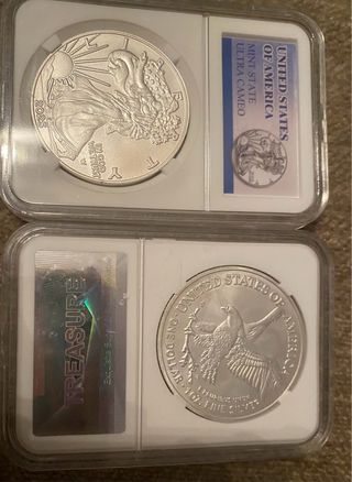 REPRODUCCION de onza de Plata Dolar Morgan 2025.