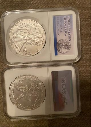 REPRODUCCION de onza de Plata Dolar Morgan 2025.