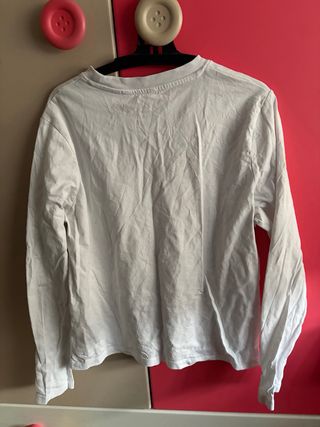 Camiseta U.S. Polo Assn. Manga Larga Blanca