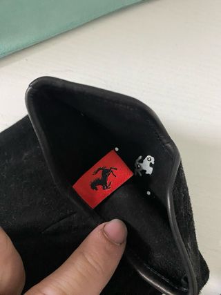 Guantes de Conducción Ferrari Negro