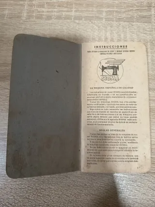 Catálogo Piezas Máquinas Coser Sigma