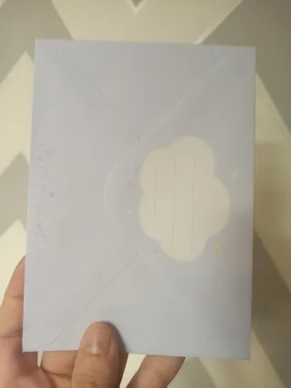 Set de 4 cartas y 4 sobres de unicornio