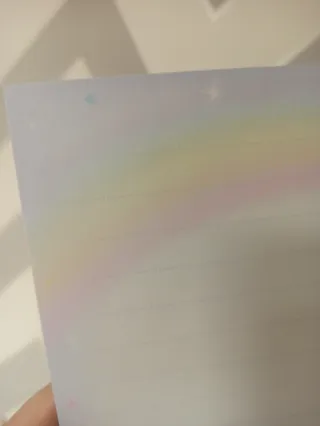 Set de 4 cartas y 4 sobres de unicornio