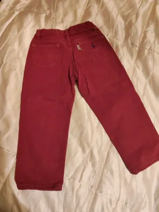 Jeans Jeckerson bordeaux bambino