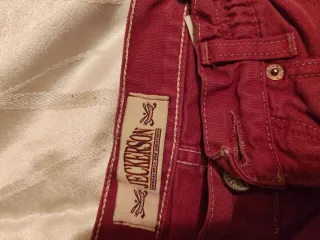 Jeans Jeckerson bordeaux bambino