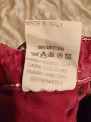 Jeans Jeckerson bordeaux bambino