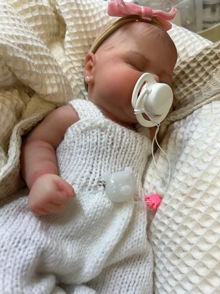 Muñeca Reborn Niña Silicona 33cm