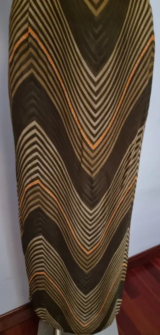 Falda larga estampada Talla M