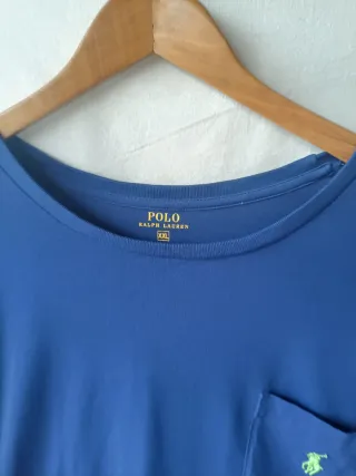 Camiseta Polo Ralph Lauren Manga Larga Azul