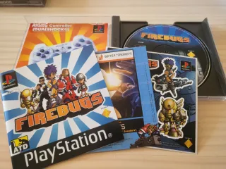 Firebugs PS1 PAL UK - Disco sin usar + Pegatinas