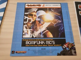 Firebugs PS1 PAL UK - Disco sin usar + Pegatinas