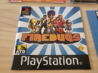 Firebugs PS1 PAL UK - Disco sin usar + Pegatinas