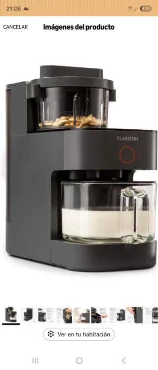 Batidora Klarstein Vaso Cristal