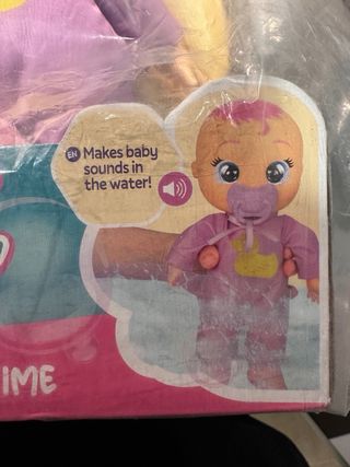 Bebé Llorón hace sonidos en agua Totalmente nuevo