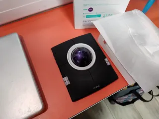 Ratón Trackball Nulea M512 Negro/Rojo