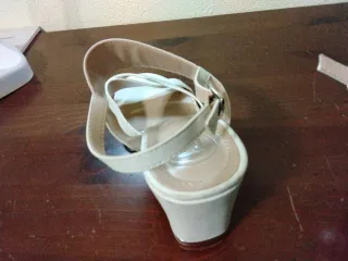 Sandali Laura Biagiotti bianche e argento