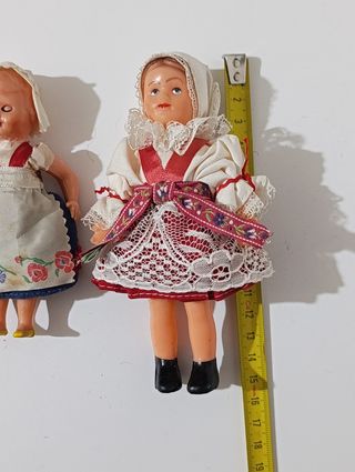 Coppia bambole vintage souvenir