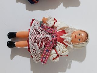 Coppia bambole vintage souvenir