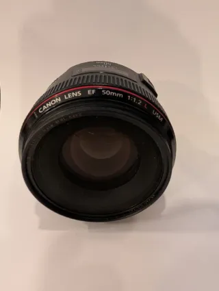 Canon EF 50mm 1.2 L USM Objetivo