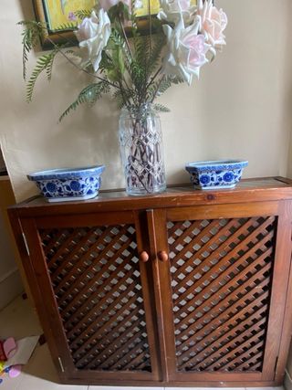 Mueble madera cubre aire/radiador