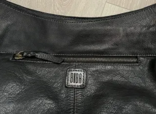 Bolso Biba Negro Piel Trenzada
