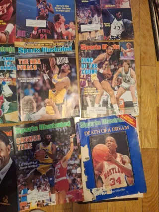 14 revistas Sports Illustrated años 80