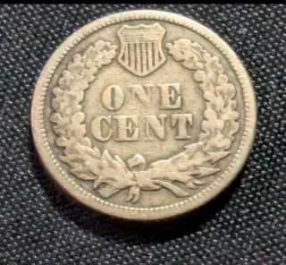 Moneda USA 1 cent 1863 Indian