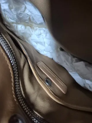 Bolso Adolfo Domínguez Beige. Sin estrenar