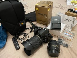 Nikon D3100 + Lentes 18-105 VR y 35mm 1.8G