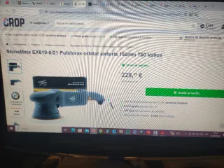 Pulidora Rotativa Profesional Shine Mate 21mm