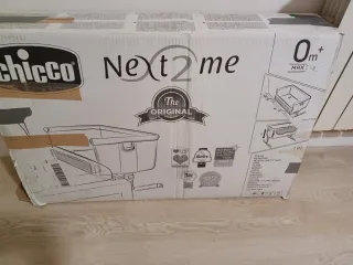 Cuna colecho Chicco gris