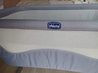 Cuna colecho Chicco gris