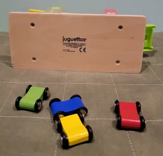 Circuito rampas Nenittos madera coches