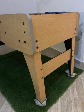Futbolín de madera