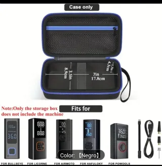 Estuche de almacenamiento negro
