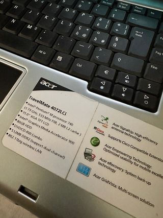 Notebook Acer TravelMate 4072LCi, 15”