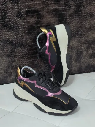 Scarpe Geox Nere e Viola